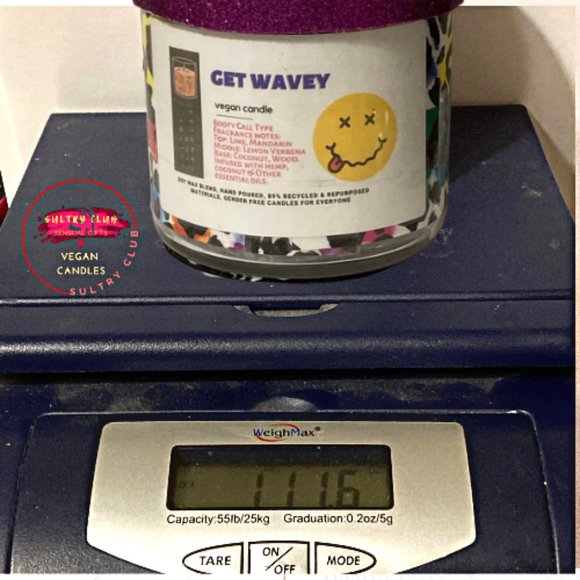 GET WAVEY 3 Wick Candle (Booty Call Type) - Picture 3 of 5